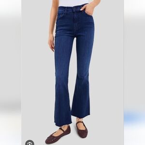 MOTHER Women's Flare Jeans in Dark Blue